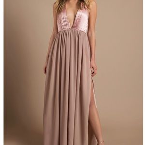 Tobi blush maxi dress NWT